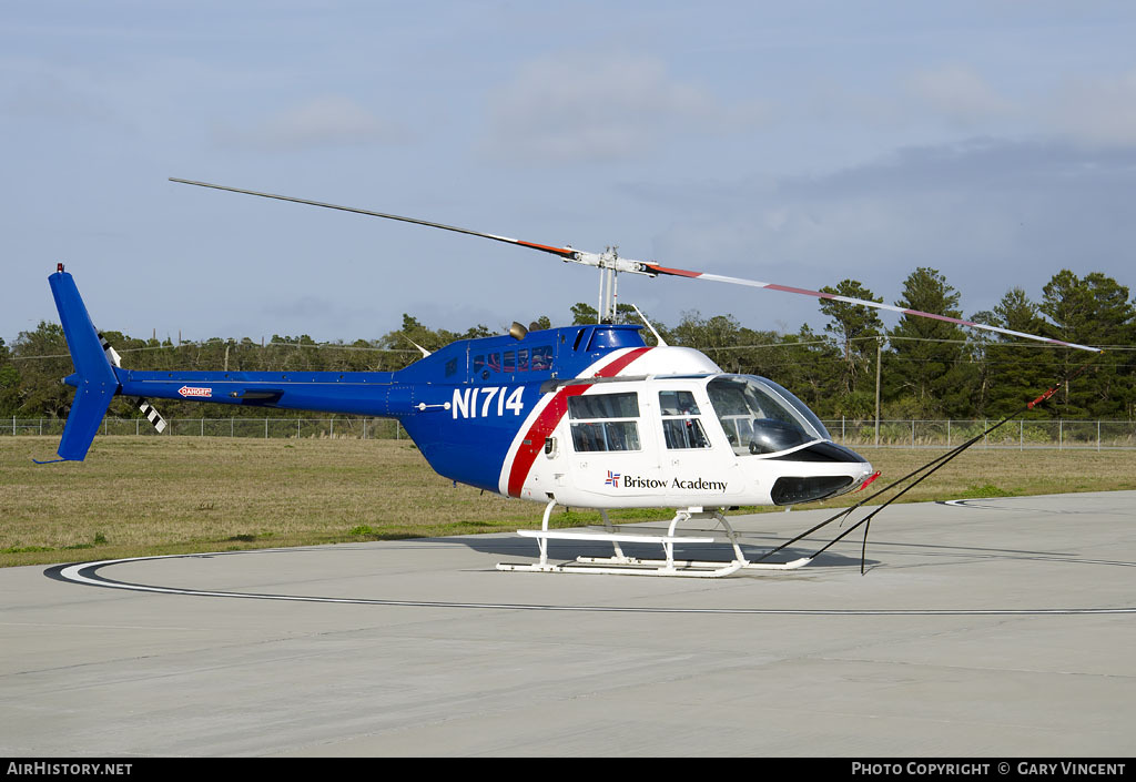 Aircraft Photo of N1714 | Bell 206B JetRanger II | Bristow Academy | AirHistory.net #20029