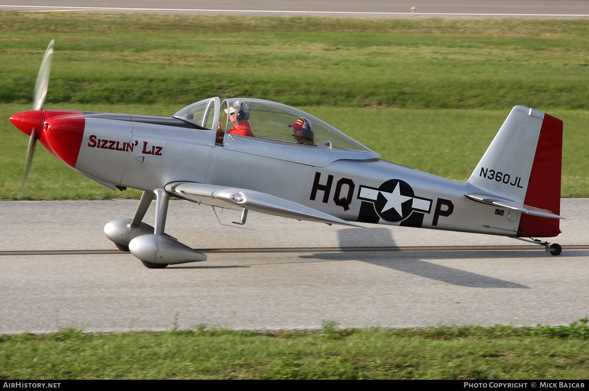 Aircraft Photo of N360JL | Van's RV-8 | USA - Air Force | AirHistory.net #20032