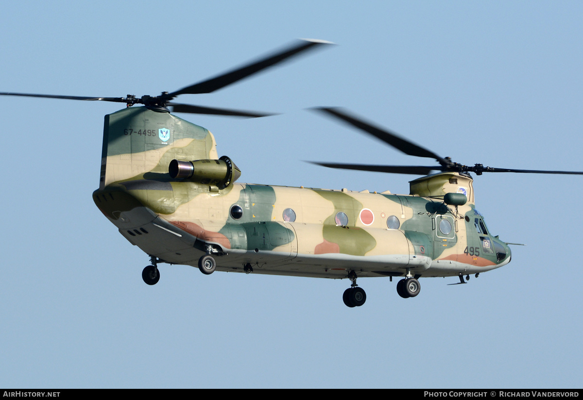 Aircraft Photo of 67-4495 | Boeing CH-47J Chinook (414) | Japan - Air Force | AirHistory.net #20059