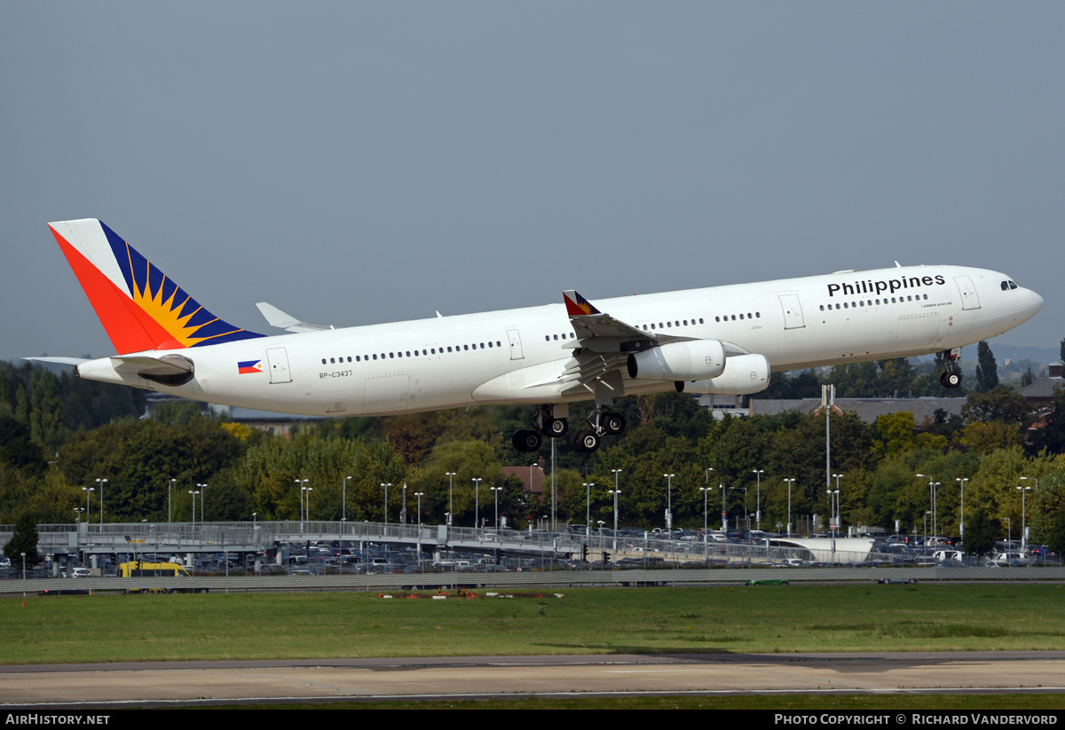 Aircraft Photo of RP-C3437 | Airbus A340-313 | Philippine Airlines | AirHistory.net #20069