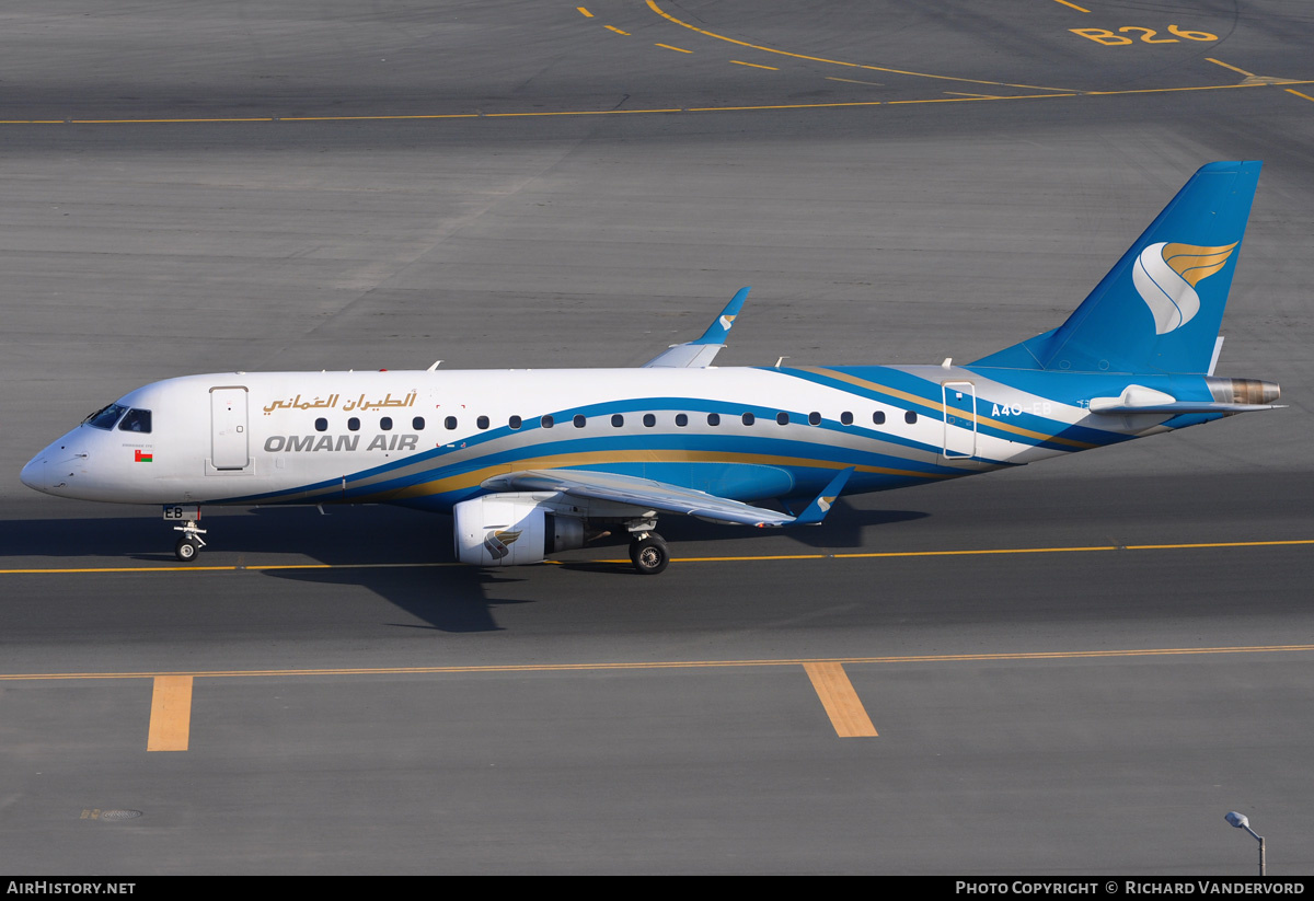 Aircraft Photo of A4O-EB | Embraer 175LR (ERJ-170-200LR) | Oman Air | AirHistory.net #20076