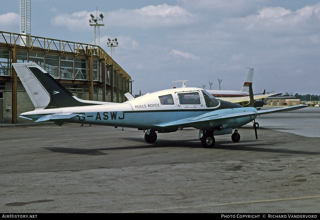 Aircraft Photo of G-ASWJ | Beagle B.206C Series 1 | Rolls-Royce | AirHistory.net #20082