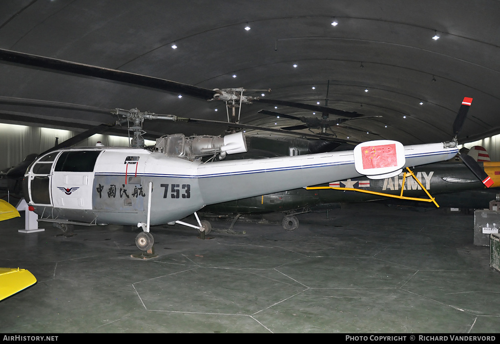 Aircraft Photo of 753 | Sud SA-316B Alouette III | CAAC - Civil Aviation Administration of China | AirHistory.net #20111