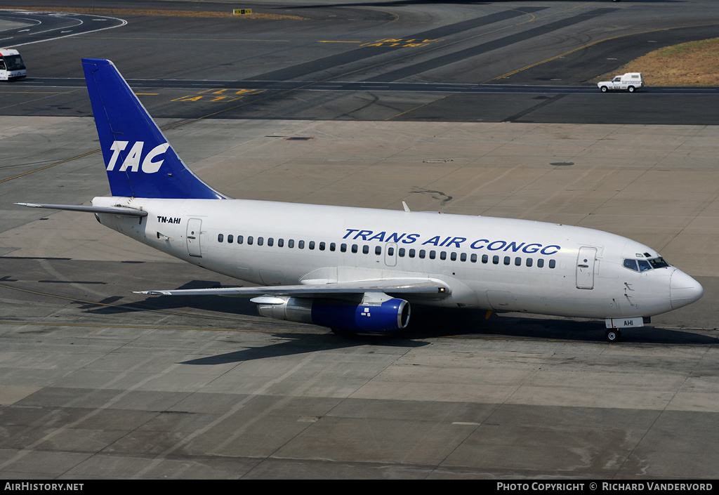 Aircraft Photo of TN-AHI | Boeing 737-247/Adv | Trans Air Congo - TAC | AirHistory.net #20115
