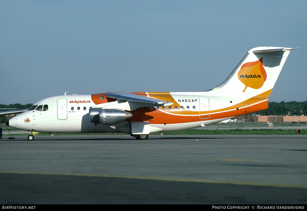 Aircraft Photo of N462AP | British Aerospace BAe-146-100 | Aspen Airways | AirHistory.net #20124