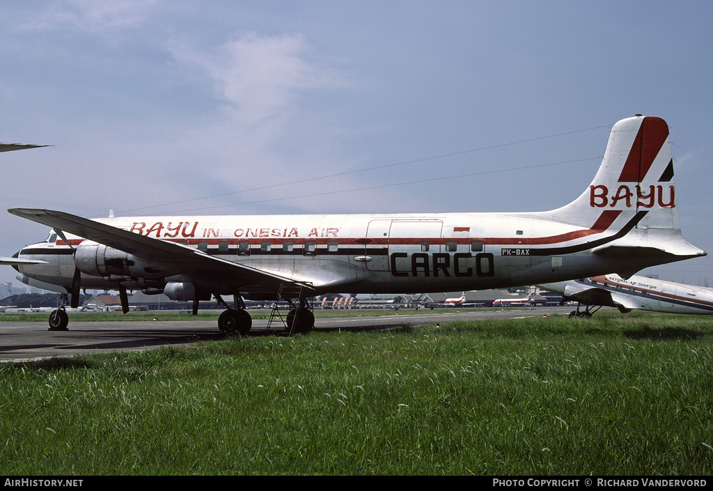 Aircraft Photo of PK-BAX | Douglas DC-6A | Bayu Indonesia Air | AirHistory.net #20125