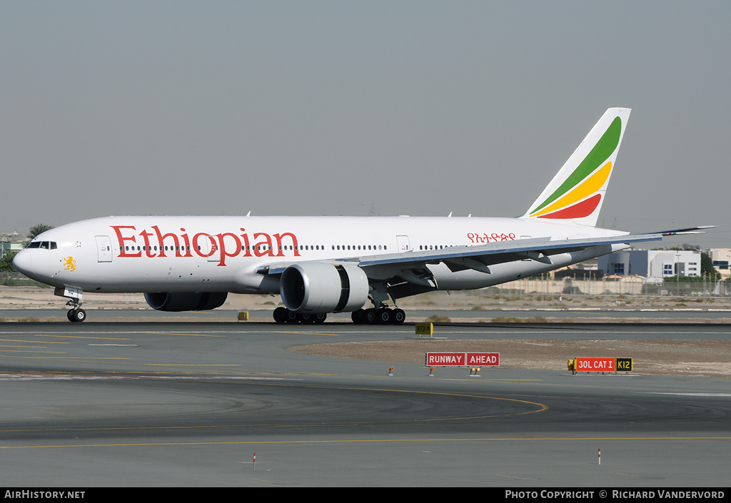 Aircraft Photo of ET-ANQ | Boeing 777-260/LR | Ethiopian Airlines | AirHistory.net #20131