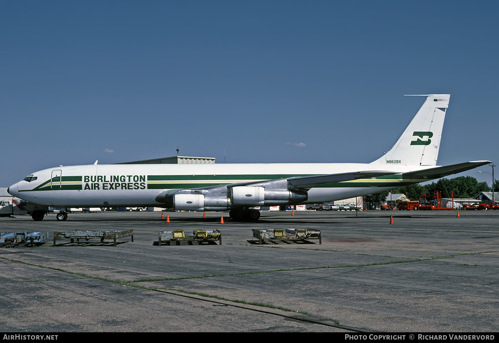 Aircraft Photo of N862BX | Boeing 707-338C | Burlington Air Express | AirHistory.net #20142