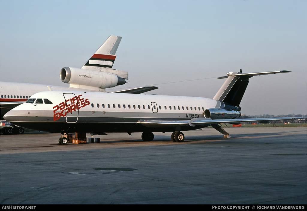 Aircraft Photo of N105EX | BAC 111-201AC One-Eleven | Pacific Express | AirHistory.net #20147