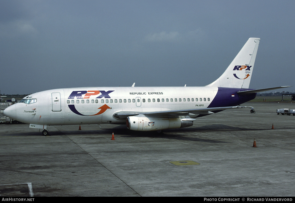 Aircraft Photo of PK-RPX | Boeing 737-230C | RPX Airlines - Republic Express | AirHistory.net #20155