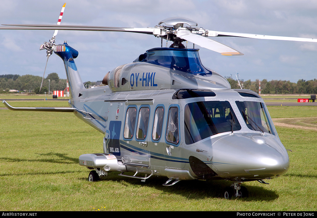 Aircraft Photo of OY-HML | AgustaWestland AW-139 | Bel Air | AirHistory.net #20157