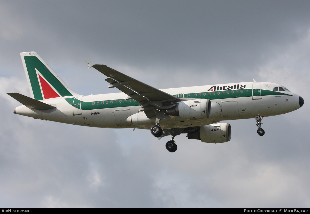 Aircraft Photo of I-BIMI | Airbus A319-112 | Alitalia | AirHistory.net #20208