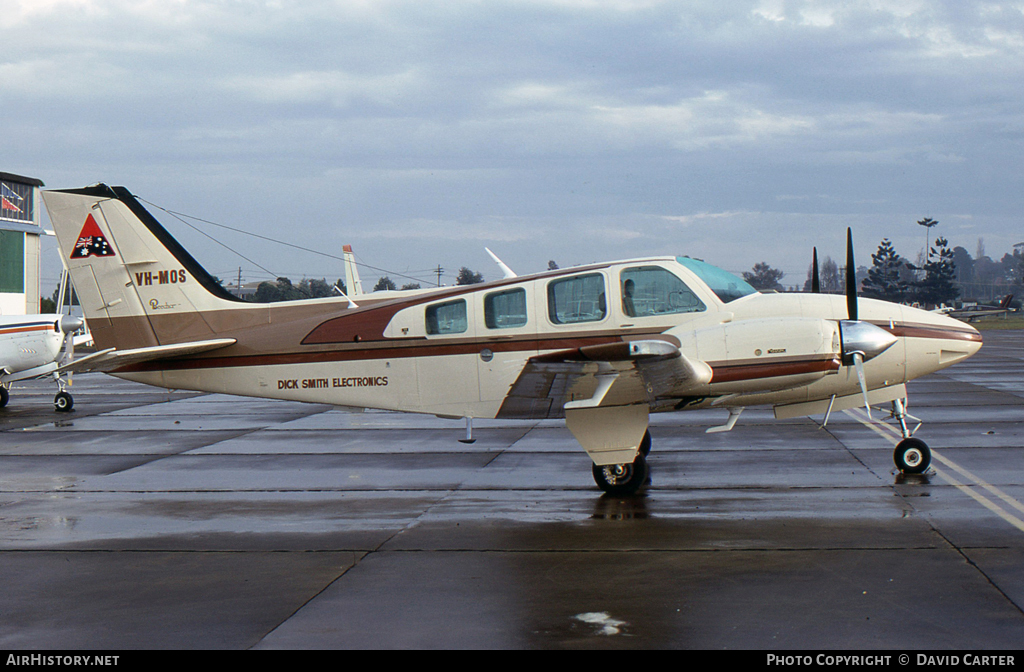 Aircraft Photo of VH-MOS | Beech 58 Baron | Dick Smith Electronics | AirHistory.net #20212