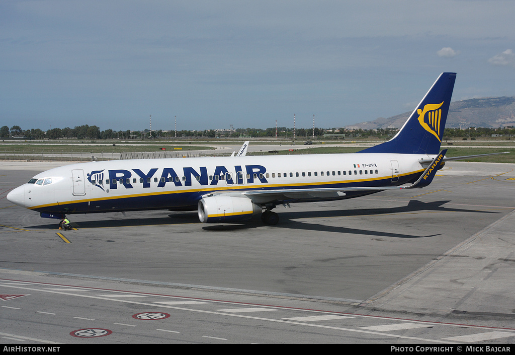 Aircraft Photo of EI-DPX | Boeing 737-8AS | Ryanair | AirHistory.net #20222