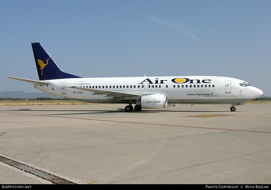 Aircraft Photo of EI-CWX | Boeing 737-4Y0 | Air One | AirHistory.net #20223