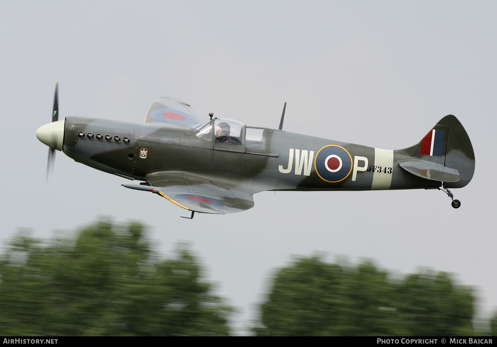Aircraft Photo of G-CCZP / JF343 | Supermarine Aircraft Spitfire Mk26 | UK - Air Force | AirHistory.net #20231