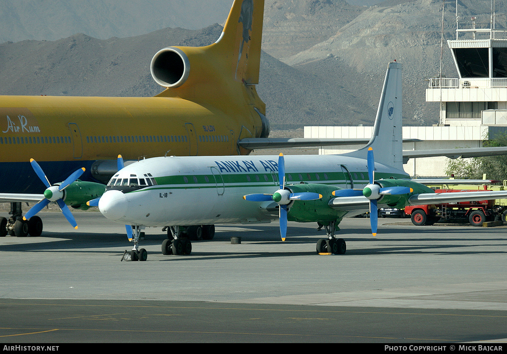 Aircraft Photo of EX-601 | Ilyushin Il-18E | Anikay Air | AirHistory.net #20243