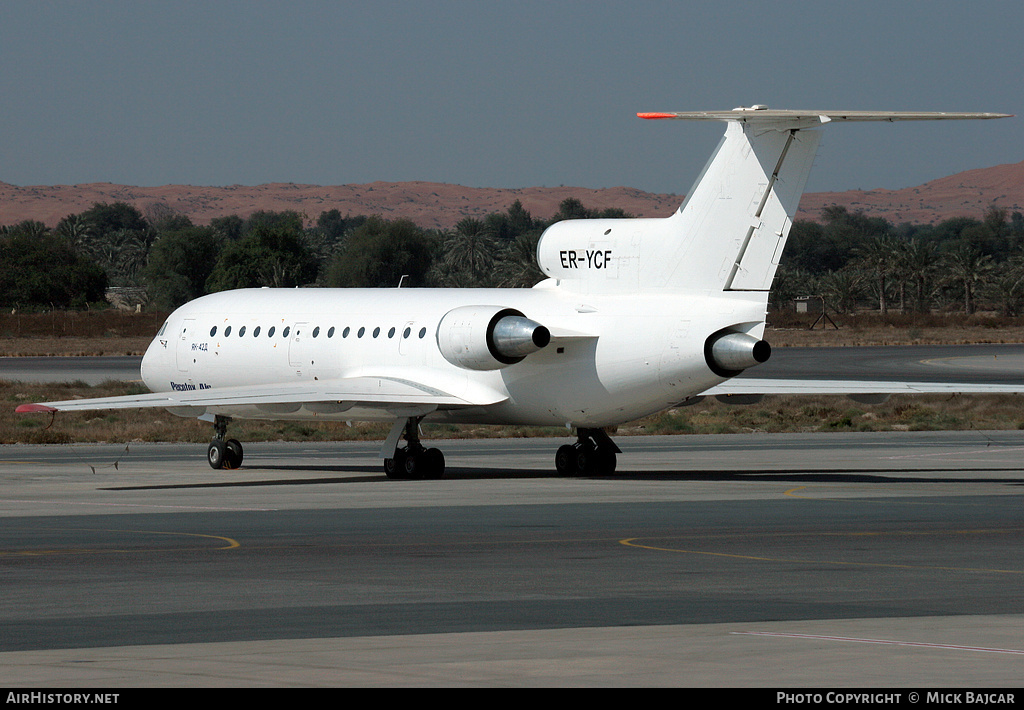 Aircraft Photo of ER-YCF | Yakovlev Yak-42D | Pecotox Air | AirHistory.net #20244