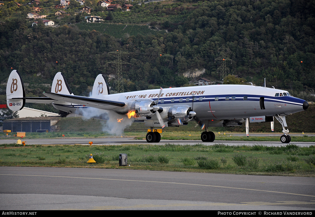 Aircraft Photo of HB-RSC | Lockheed L-1049F Super Constellation | Breitling | AirHistory.net #20251