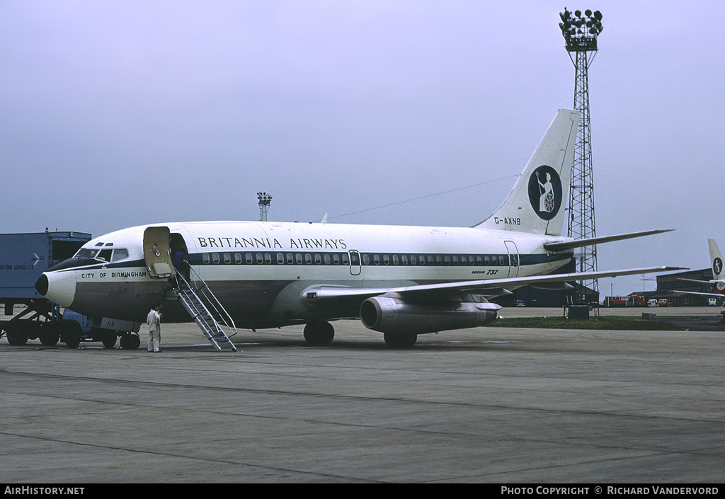 Aircraft Photo of G-AXNB | Boeing 737-204C | Britannia Airways | AirHistory.net #20266