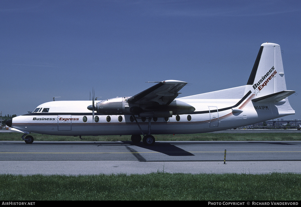 Aircraft Photo of N141PM | Fokker F27-100 Friendship | Business Express Airlines - BEX | AirHistory.net #20270