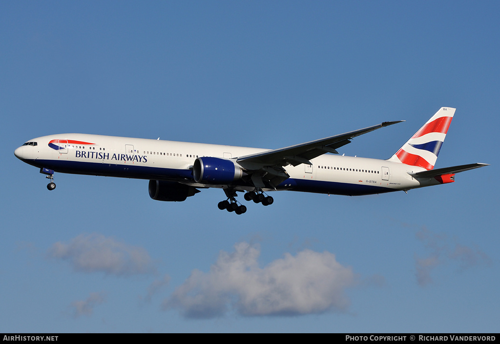 Aircraft Photo of G-STBA | Boeing 777-336/ER | British Airways | AirHistory.net #20286