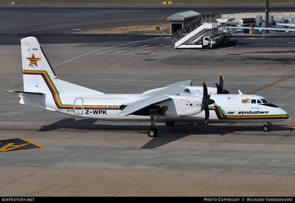 Aircraft Photo of Z-WPK | Xian MA60 | Air Zimbabwe | AirHistory.net #20287