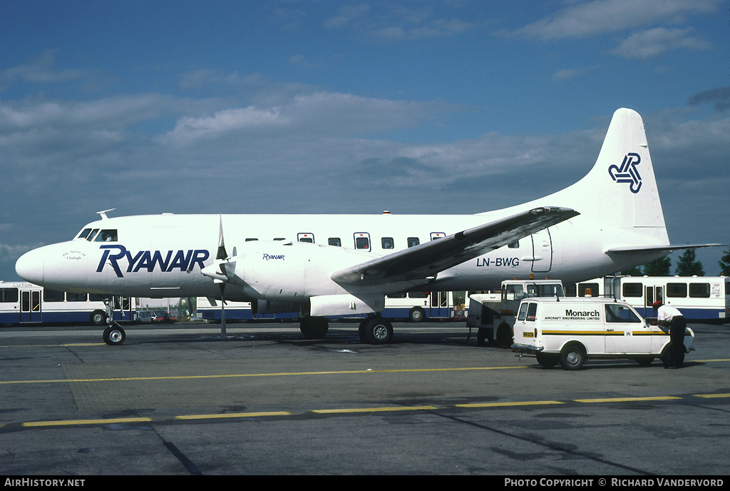 Aircraft Photo of LN-BWG | Convair 580 | Ryanair | AirHistory.net #20309