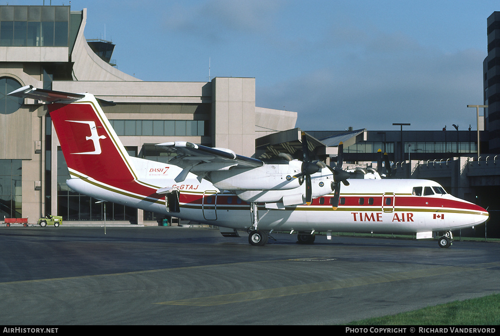 Aircraft Photo of C-GTAJ | De Havilland Canada DHC-7-102 Dash 7 | Time Air | AirHistory.net #20333