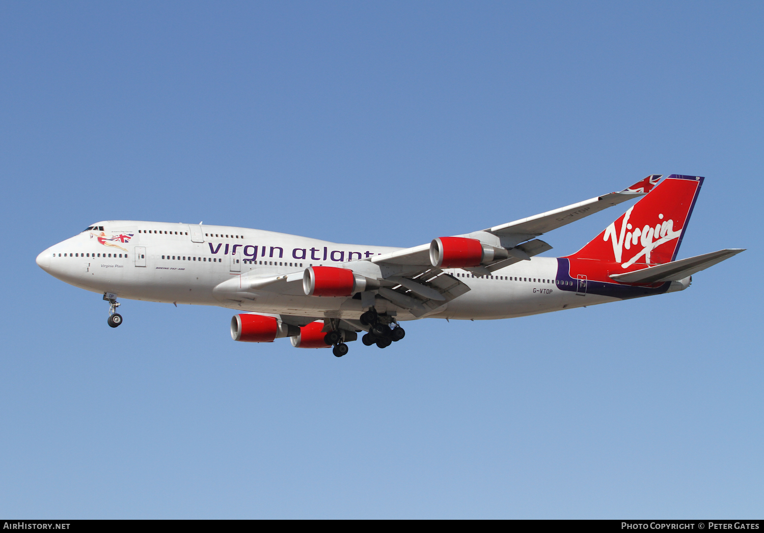 Aircraft Photo of G-VTOP | Boeing 747-4Q8 | Virgin Atlantic Airways | AirHistory.net #20341