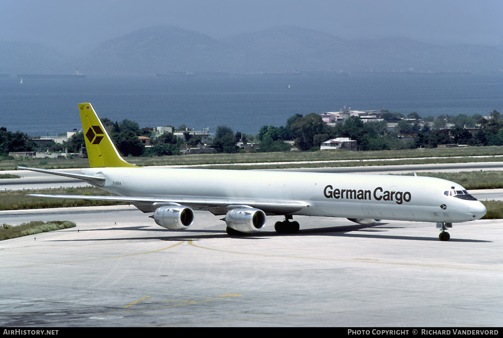 Aircraft Photo of D-ADUA | McDonnell Douglas DC-8-73AF | German Cargo | AirHistory.net #20342