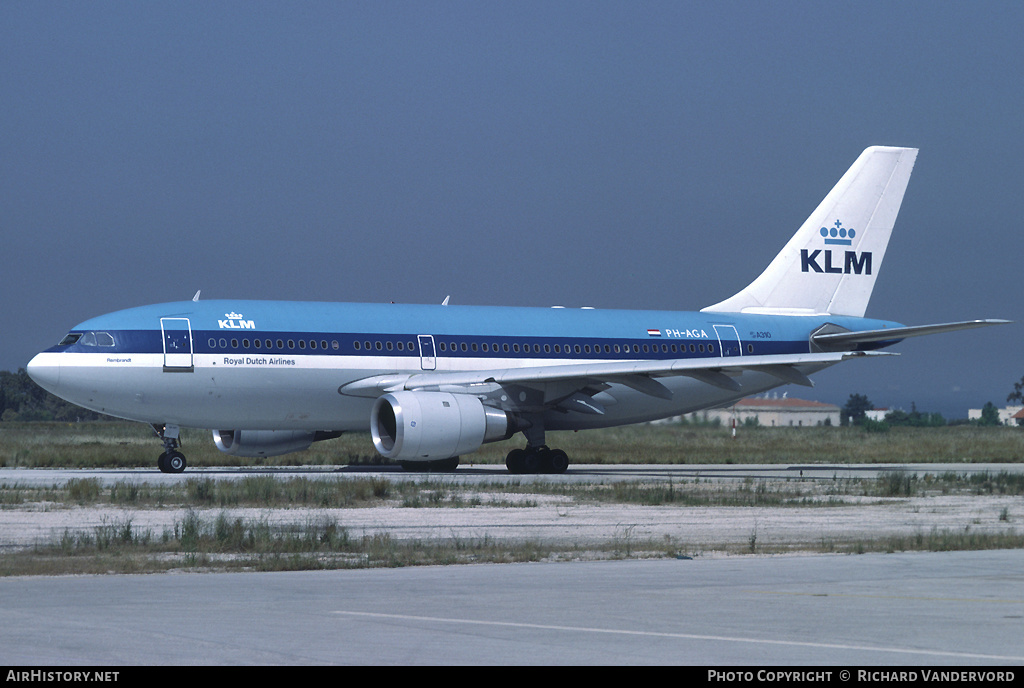 Aircraft Photo of PH-AGA | Airbus A310-203 | KLM - Royal Dutch Airlines | AirHistory.net #20357