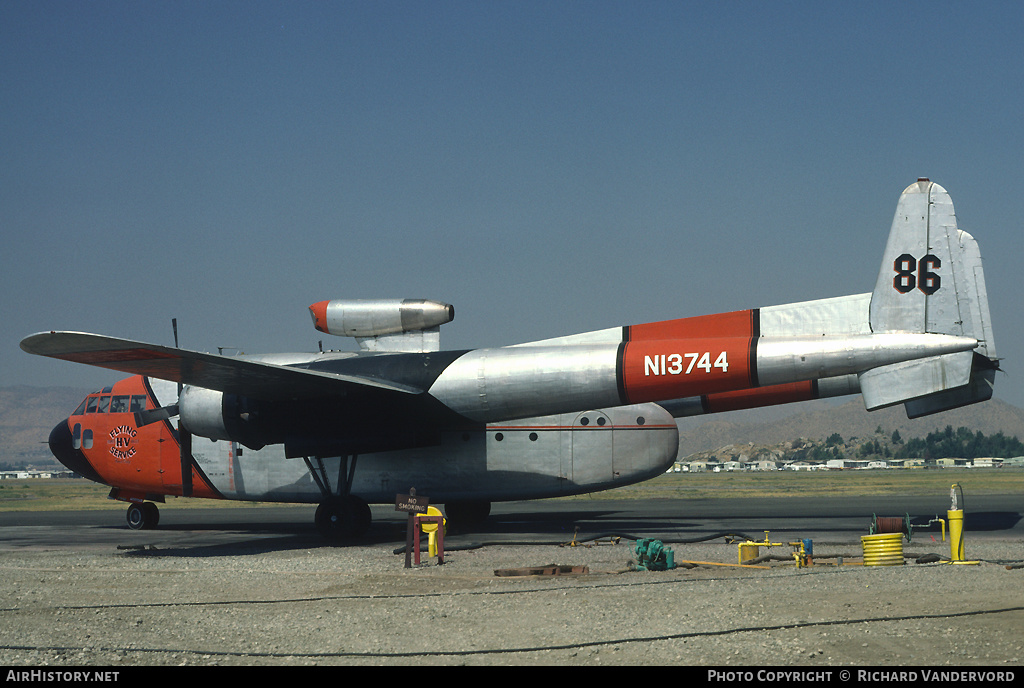 Aircraft Photo of N13744 | Fairchild C-119C Flying Boxcar | Hemet Valley Flying Service | AirHistory.net #20374