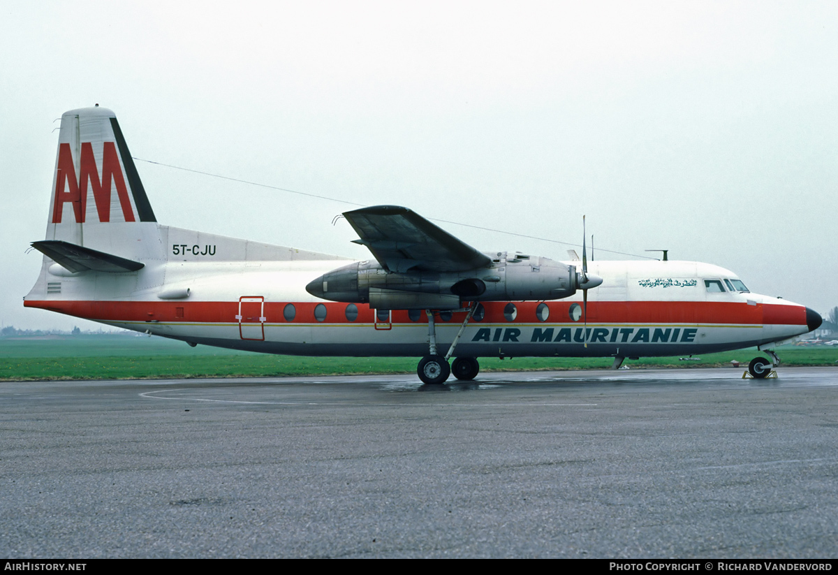 Aircraft Photo of 5T-CJU | Fairchild F-27A | Air Mauritanie | AirHistory.net #20388