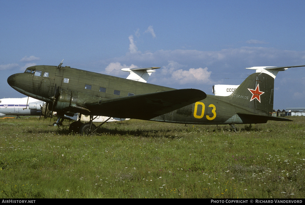 Aircraft Photo of 03 yellow | Lisunov Li-2T | Soviet Union - Air Force | AirHistory.net #20392