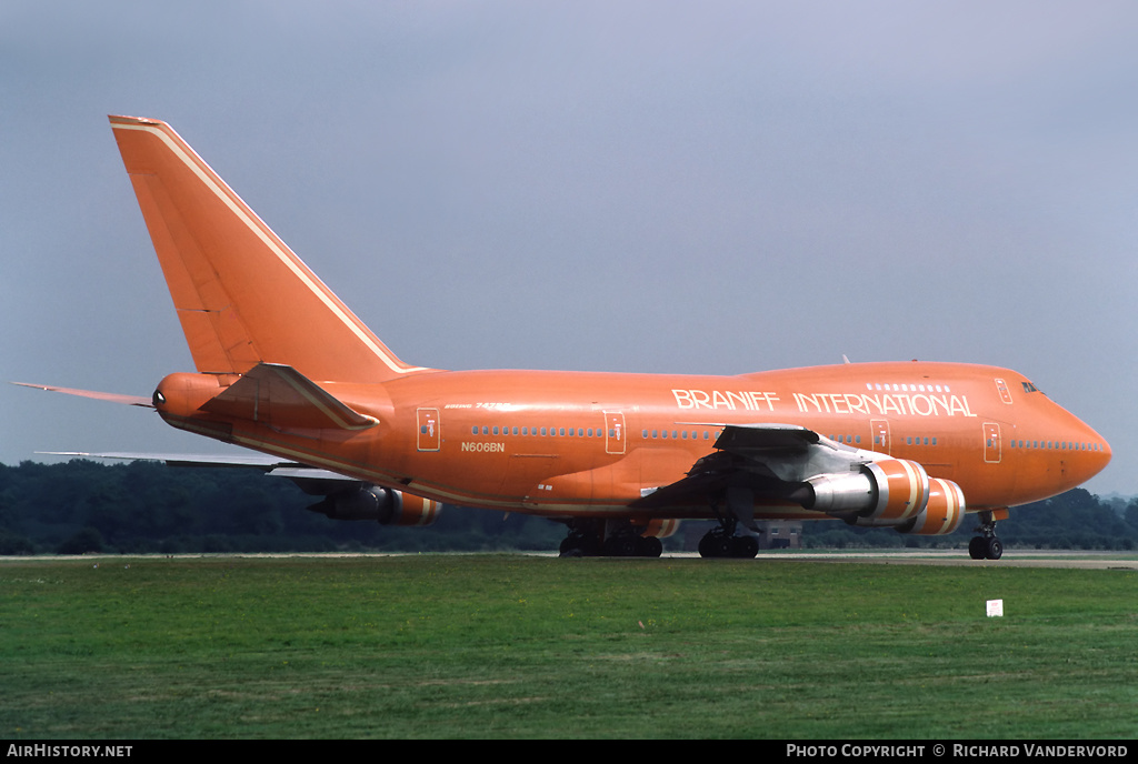 Aircraft Photo of N606BN | Boeing 747SP-27 | Braniff International Airways | AirHistory.net #20393