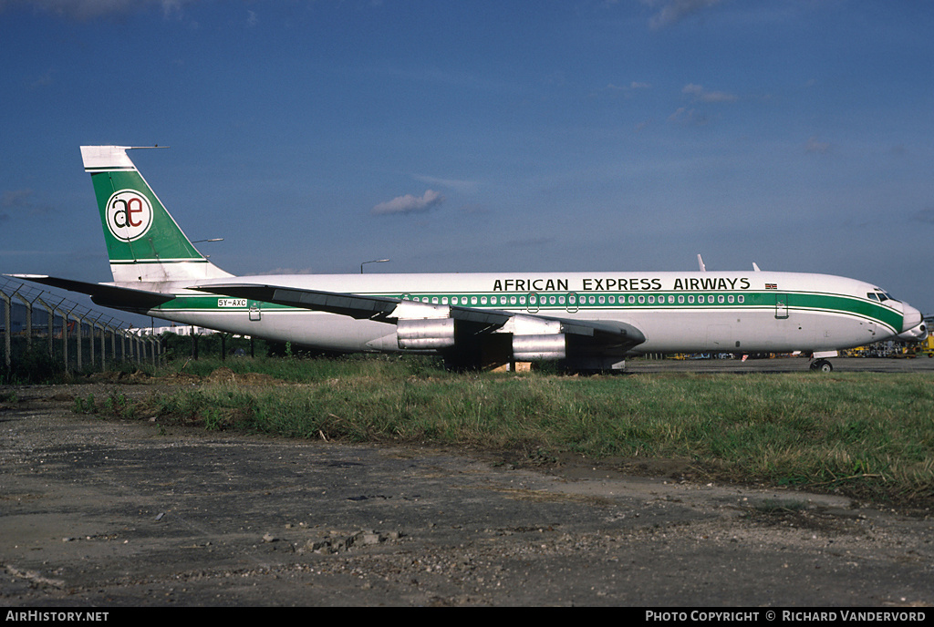 Aircraft Photo of 5Y-AXC | Boeing 707-351C | African Express Airways | AirHistory.net #20408