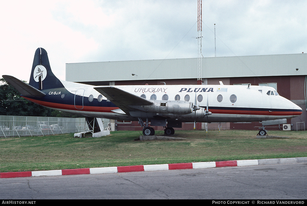 Aircraft Photo of CX-BJA | Vickers 827 Viscount | PLUNA Líneas Aéreas Uruguayas | AirHistory.net #20412