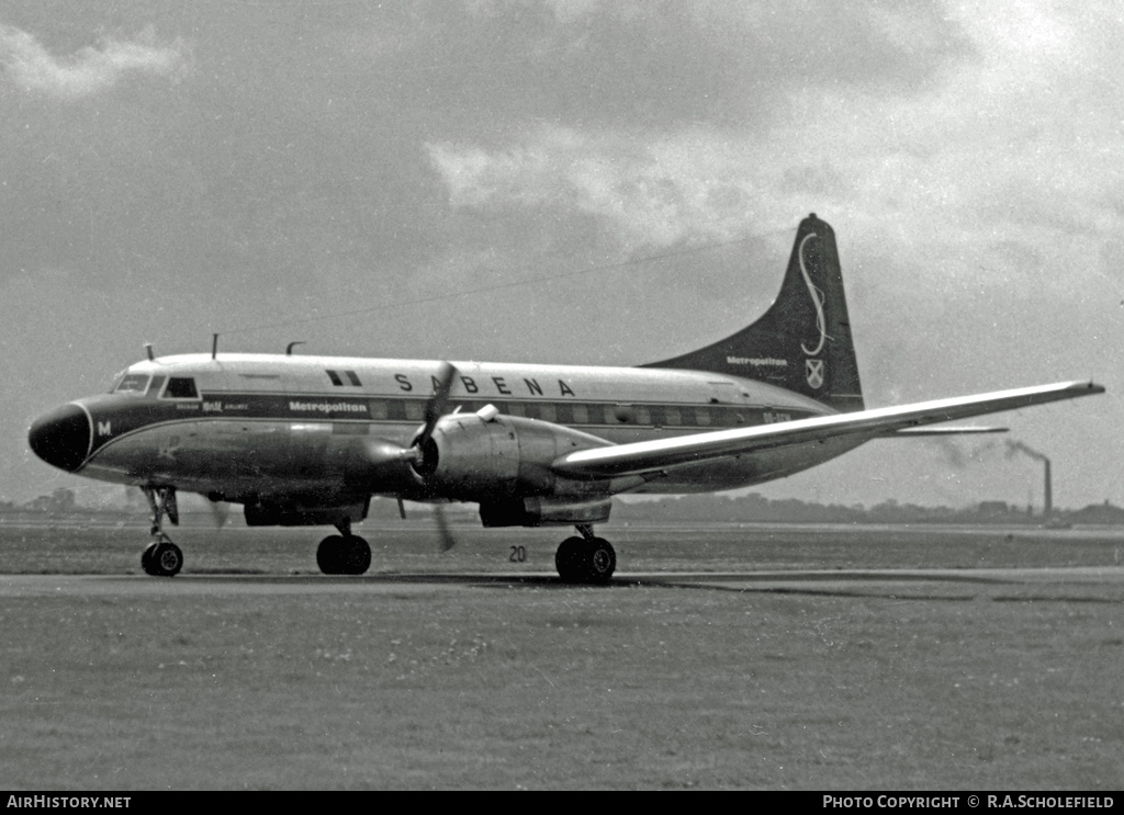Aircraft Photo of OO-SCM | Convair 440-12 Metropolitan | Sabena | AirHistory.net #20424