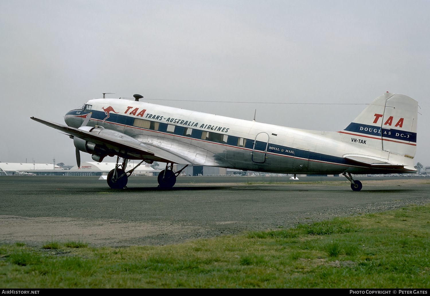 Aircraft Photo of VH-TAK | Douglas DC-3(C) | Trans-Australia Airlines - TAA | AirHistory.net #20433