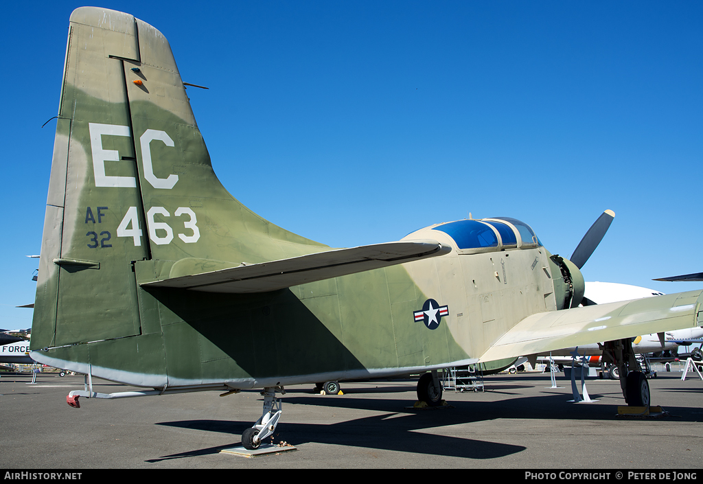 Aircraft Photo of 132463 / AF32-463 | Douglas A-1E Skyraider | USA - Air Force | AirHistory.net #20434