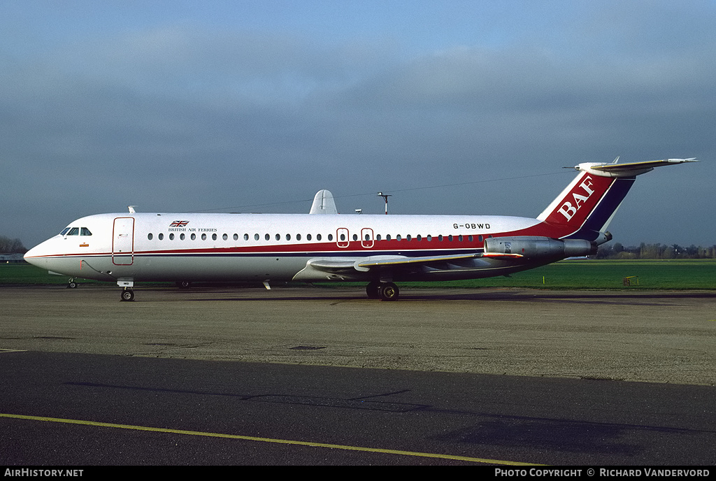 Aircraft Photo of G-OBWD | BAC 111-518FG One-Eleven | British Air Ferries - BAF | AirHistory.net #20466