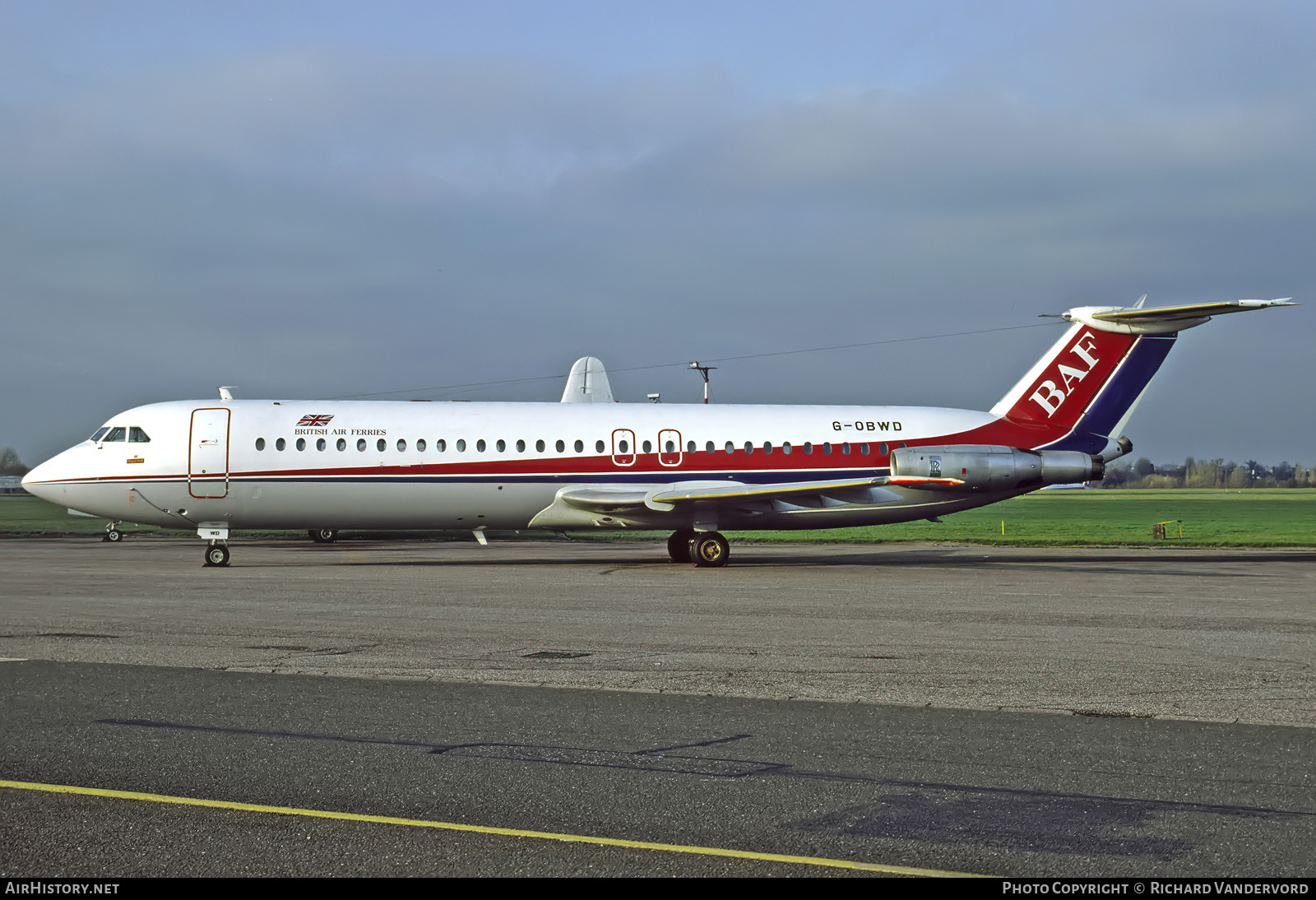 Aircraft Photo of G-OBWD | BAC 111-518FG One-Eleven | British Air Ferries - BAF | AirHistory.net #20466