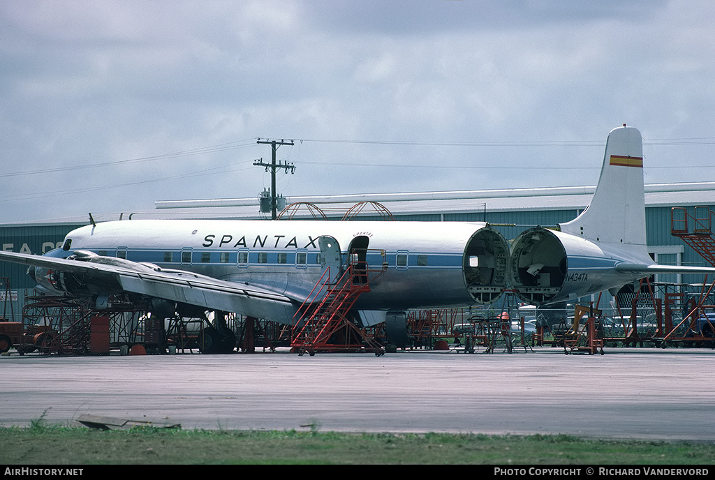 Aircraft Photo of N434TA | Douglas DC-6B(ST) | Spantax | AirHistory.net #20476