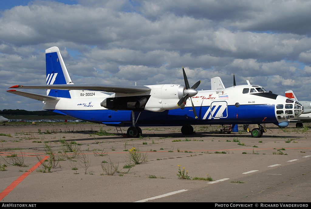 Aircraft Photo of RA-30024 | Antonov An-30 | Polet Flight | AirHistory.net #20484