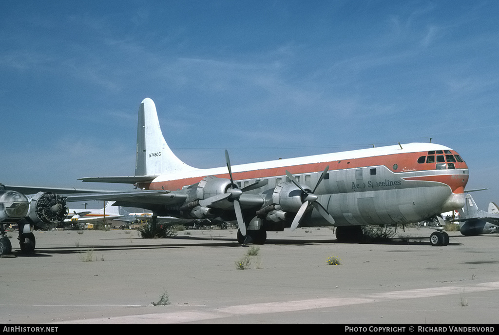 Aircraft Photo of N74603 | Boeing 377-10-30 Stratocruiser | Aero Spacelines | AirHistory.net #20485