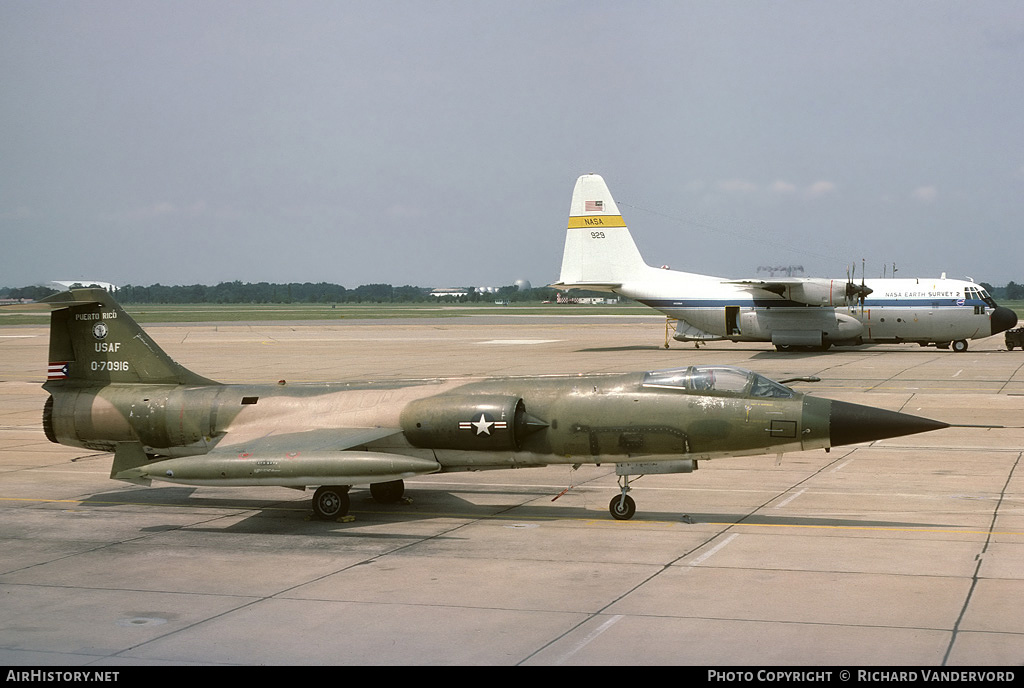 Aircraft Photo of 57-916 / 0-70916 | Lockheed F-104C Starfighter | USA - Air Force | AirHistory.net #20486