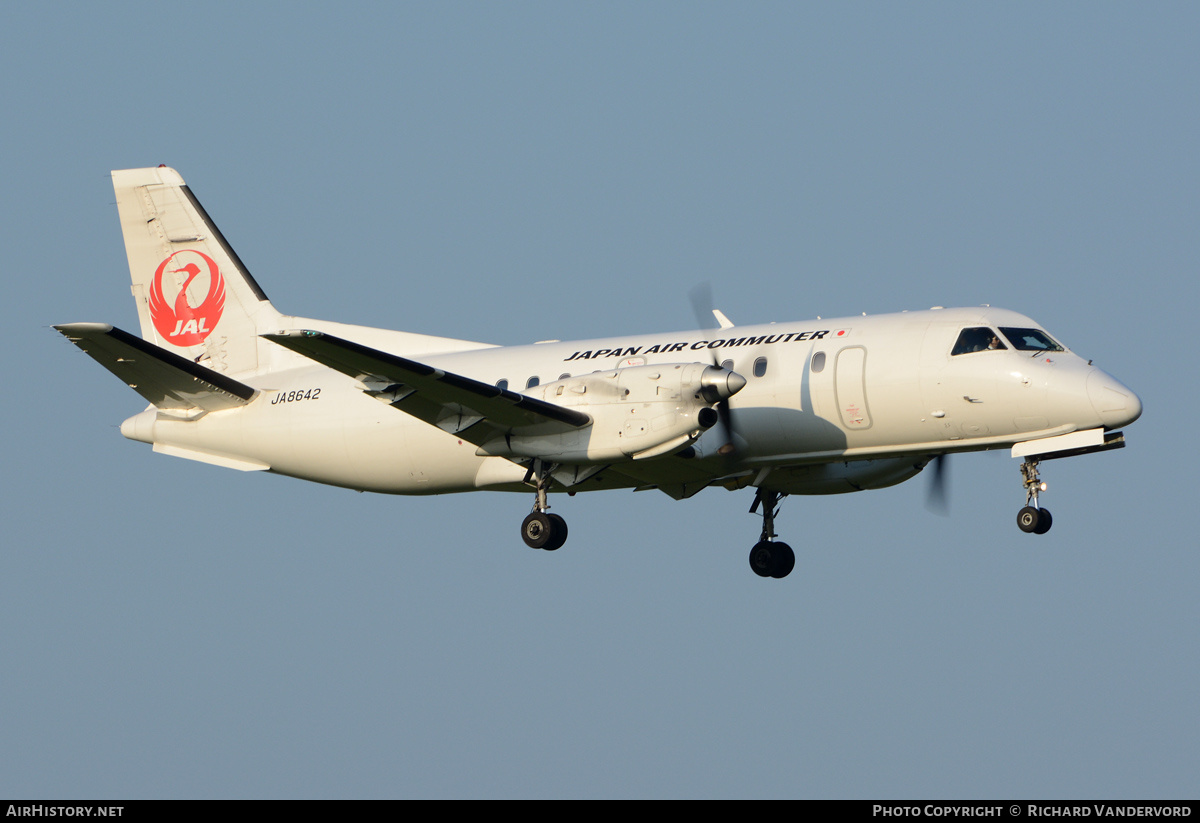 Aircraft Photo of JA8642 | Saab 340B/Plus | Japan Air Commuter - JAC | AirHistory.net #20510