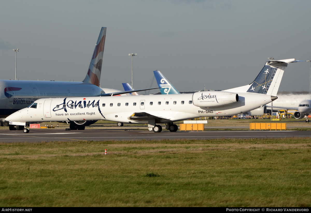 Aircraft Photo of PH-DND | Embraer ERJ-145MP (EMB-145MP) | Denim Airways | AirHistory.net #20516