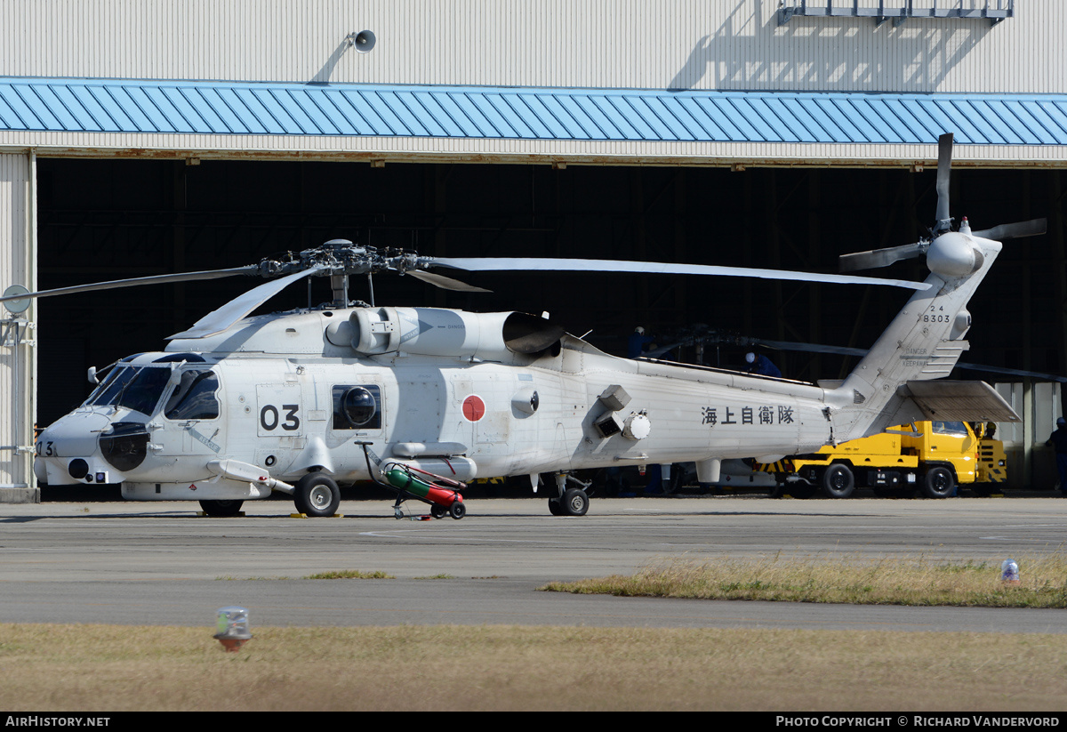 Aircraft Photo of 8303 | Sikorsky SH-60J (S-70B-3) | Japan - Navy | AirHistory.net #20526